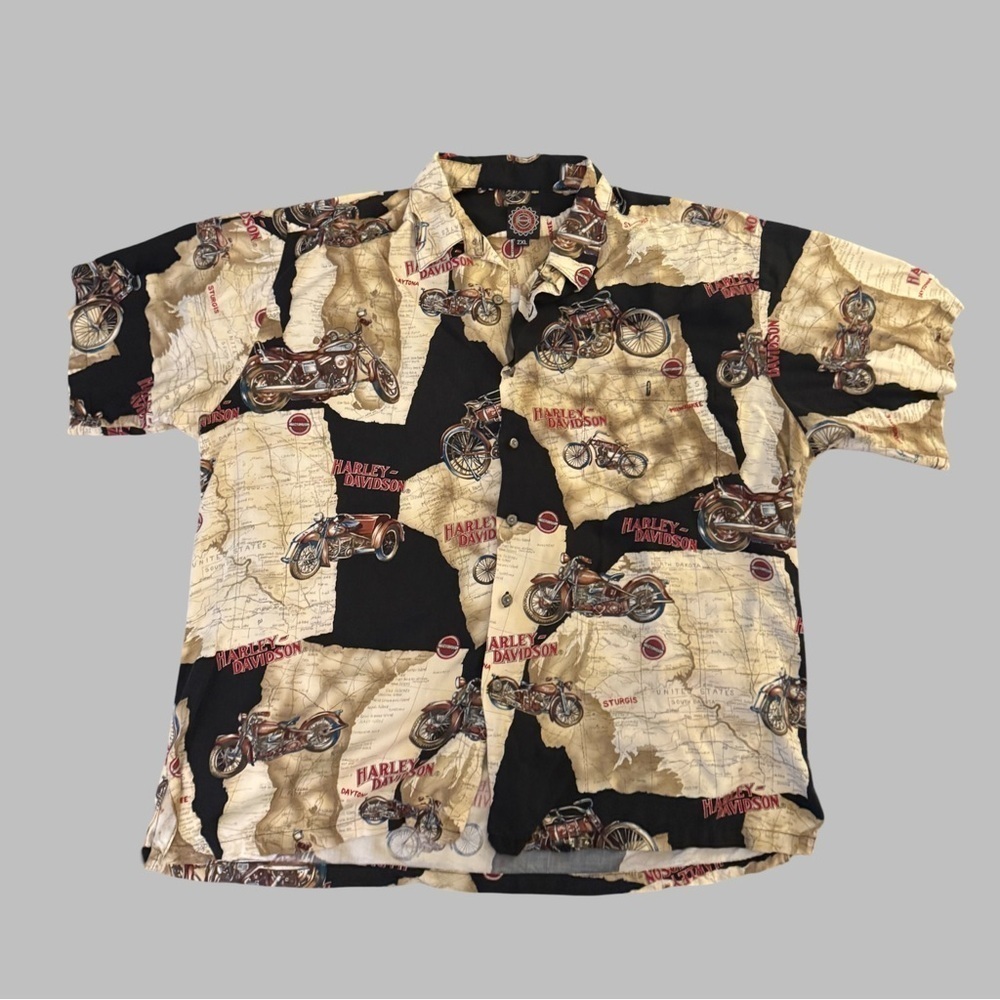 HARLEY DAVIDSON Men’s Vintage 90’s Button Up Shirt